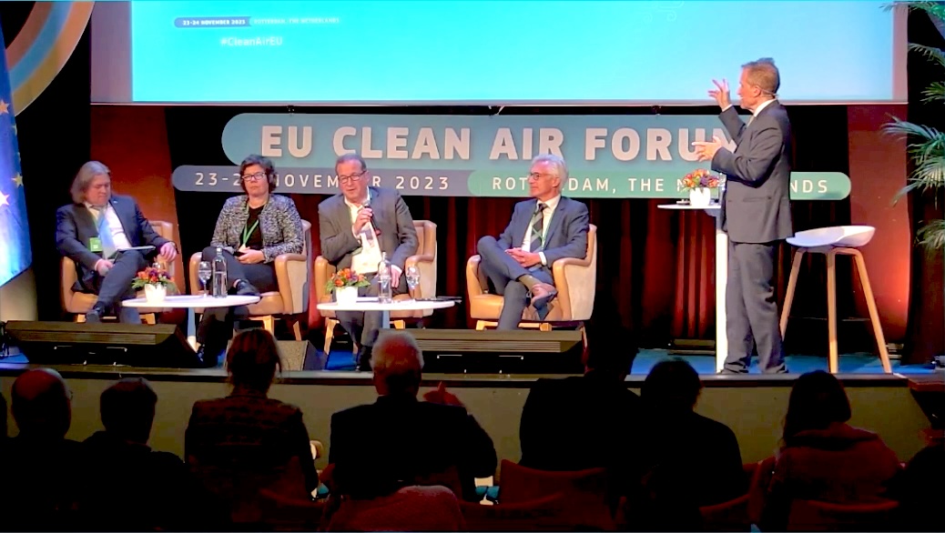 Cedefop Executive Director Jürgen Siebel at the Clean Air Forum, 23 November 2023