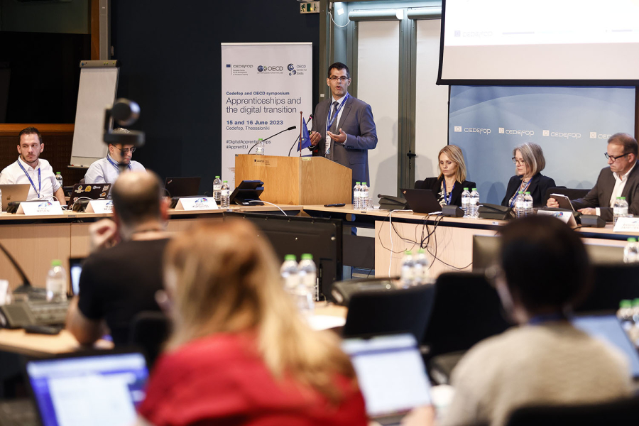 Kostas Pouliakas, Cedefop expert, Cedefop-OECD symposium 2023