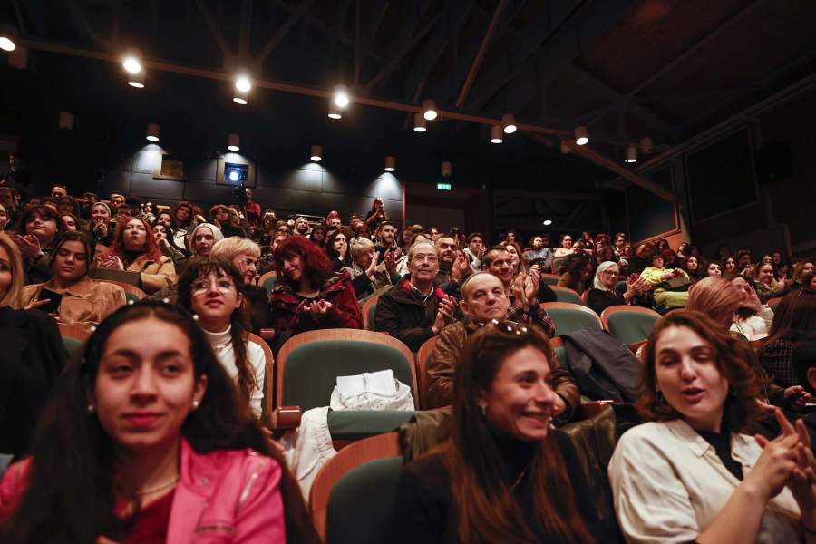 Audience in a screening room