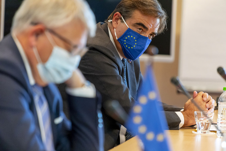 European Commission Vice President Schinas and Commissioner Schmit visit Cedefop