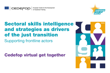 Sectoral skills intelligence and strategies as drivers of the just transition - 3rd VGT, 25 September 2023