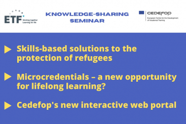 ETF - Cedefop knowledge-sharing Seminar - 12 December 2021