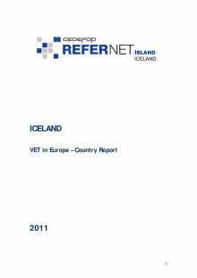 Iceland: VET in Europe: country report 2011